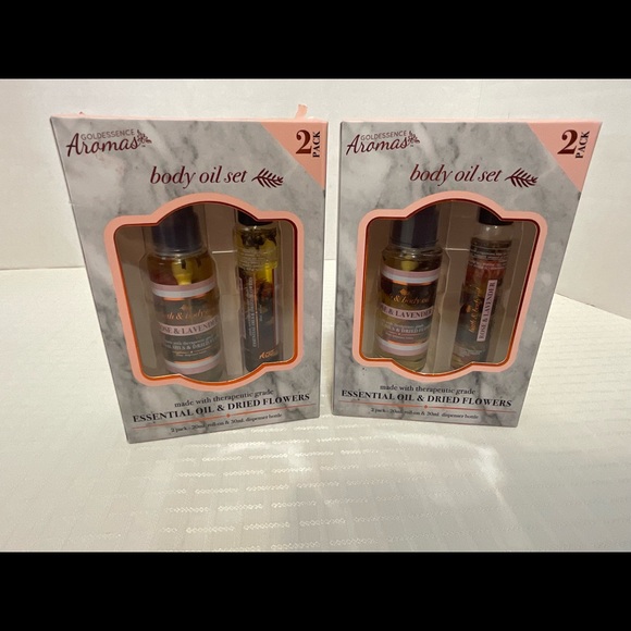 Goldessence Essential Oil and Dried Flowers Rose and Lavender New In Box - Picture 3 of 6